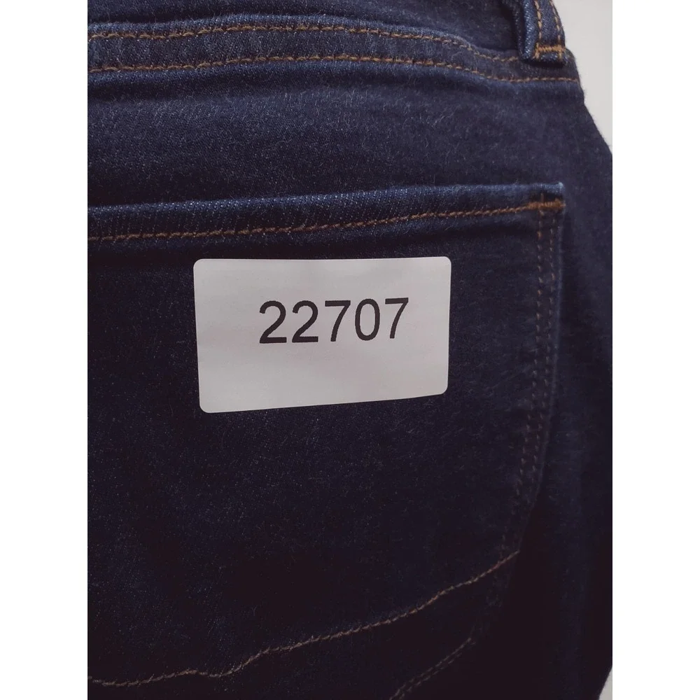 Banana Republic Travel Jean Mens 34x30* Slim Fit Tapered Stretch Denim Pant Dark